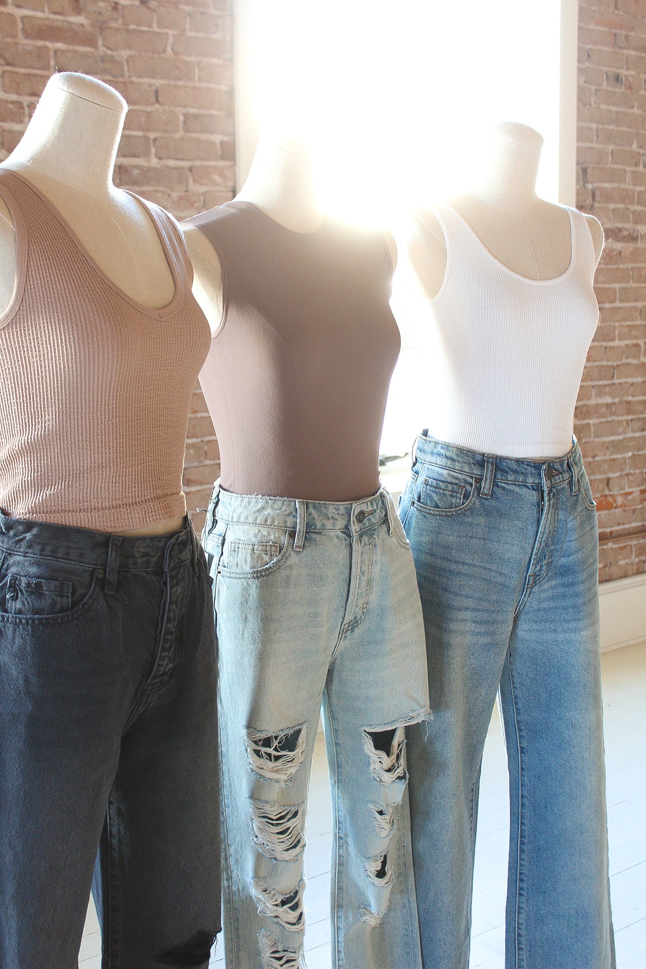 Waffle Ribbed Cropped Cami