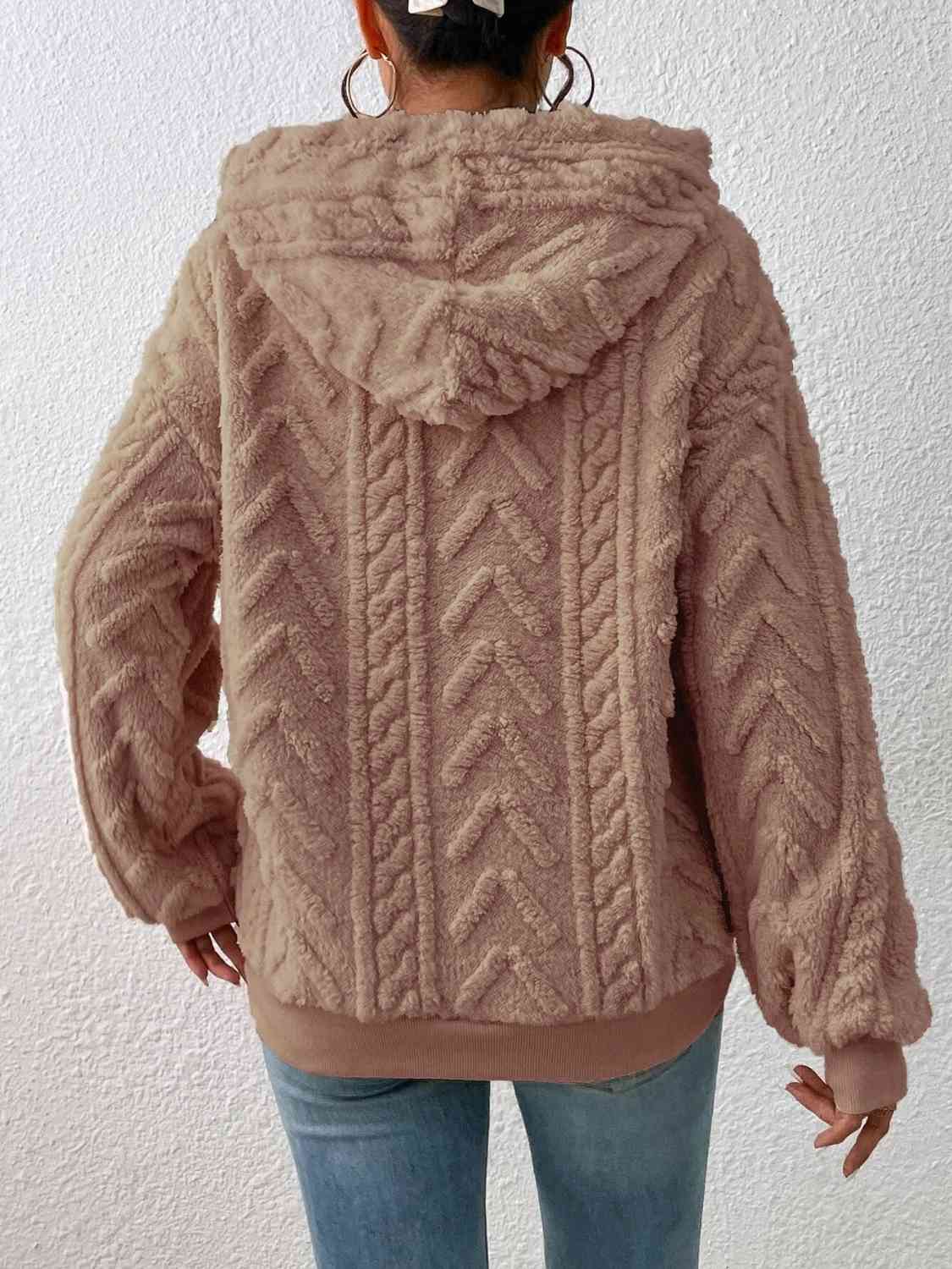 Hello My Love Chunky Knit Hoodie