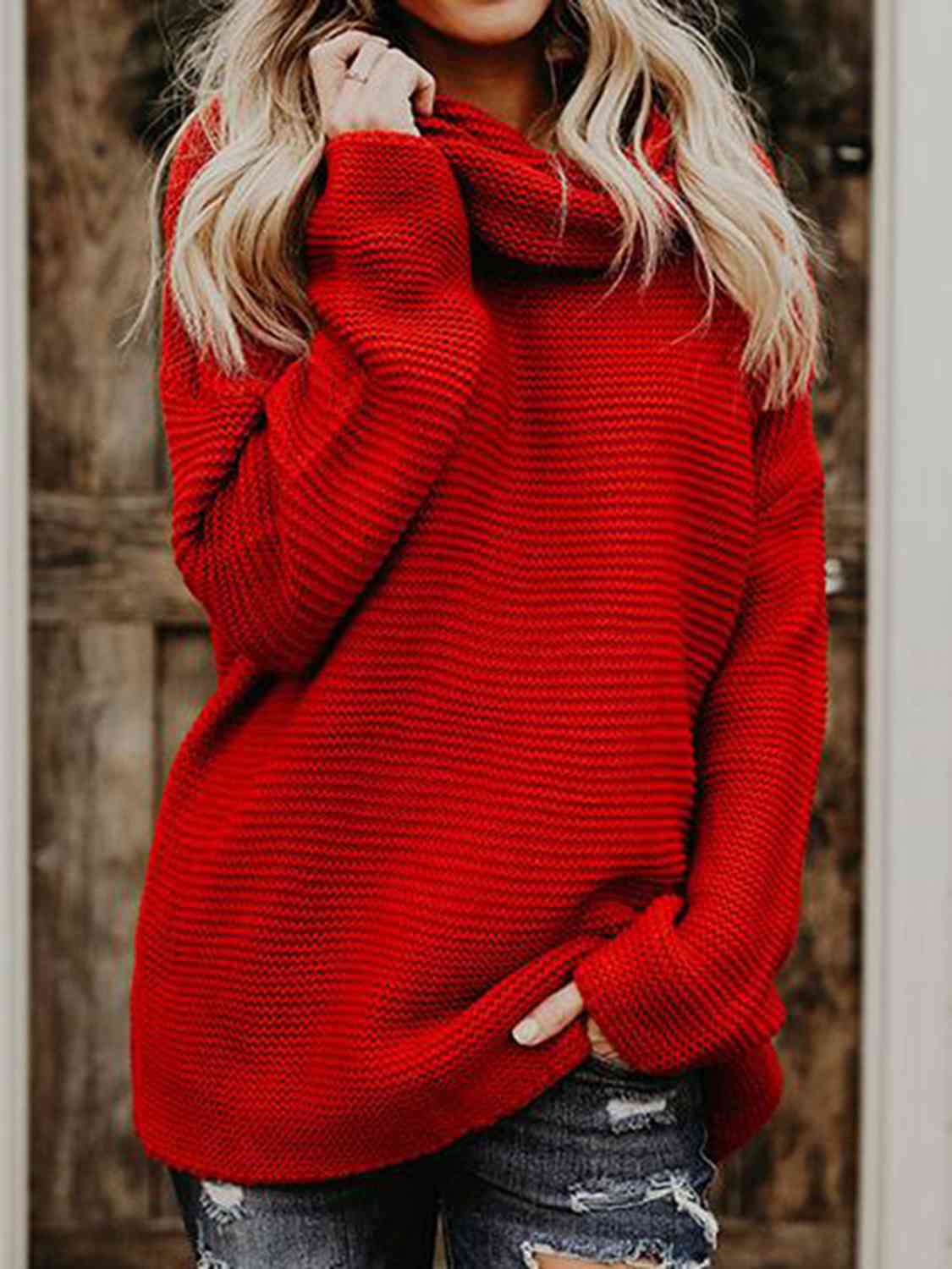 Tinsley Oversized Turtleneck Sweater