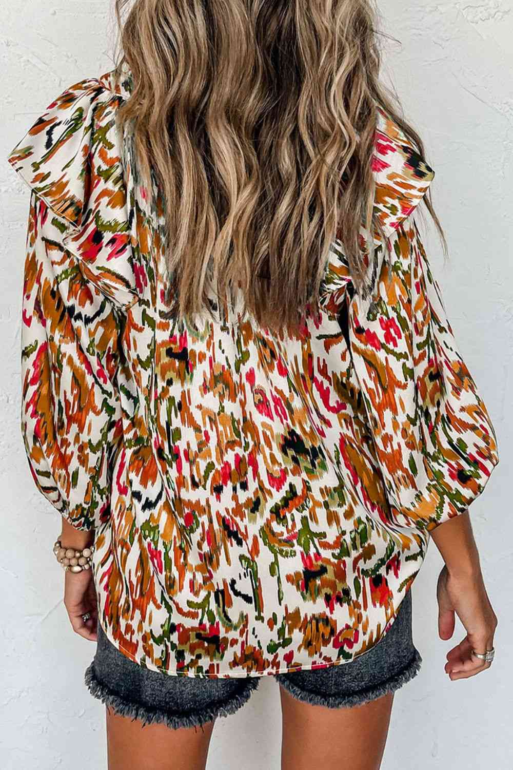 Honey Hush Ruffled Blouse