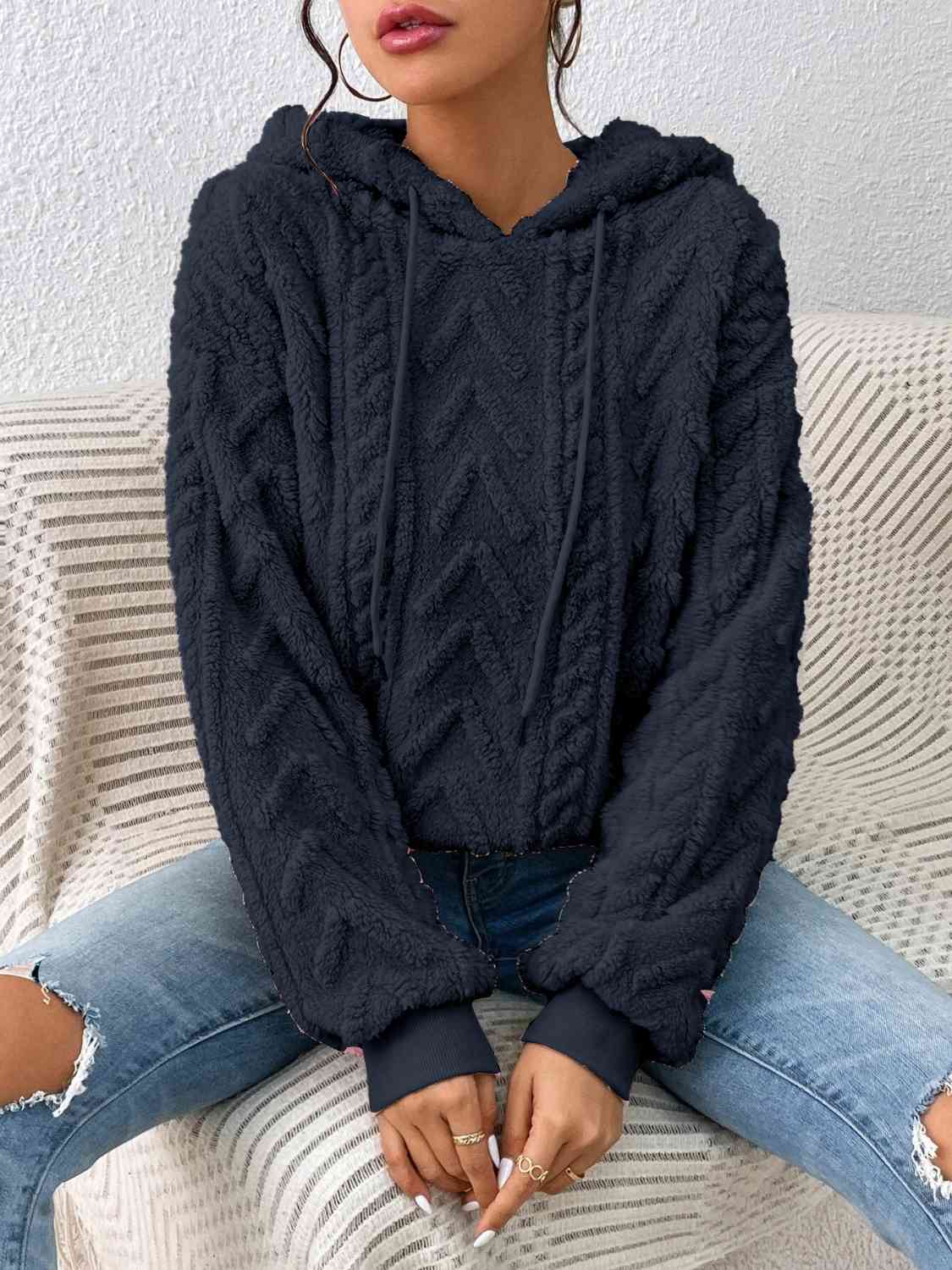 Hello My Love Chunky Knit Hoodie