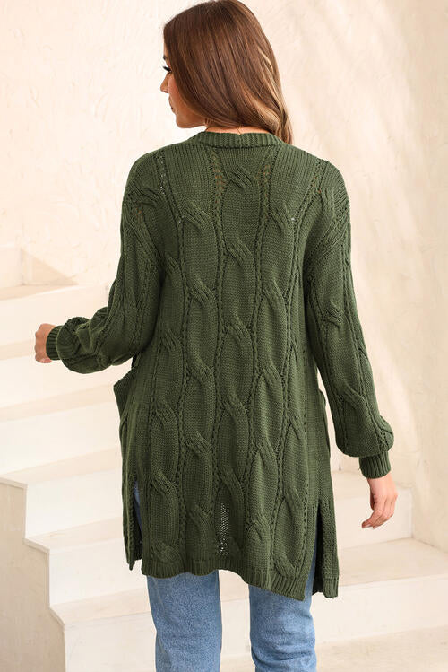 Sweater Weather Essential Cable Knit Cardi