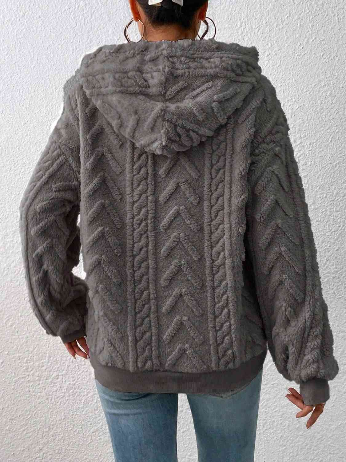 Hello My Love Chunky Knit Hoodie