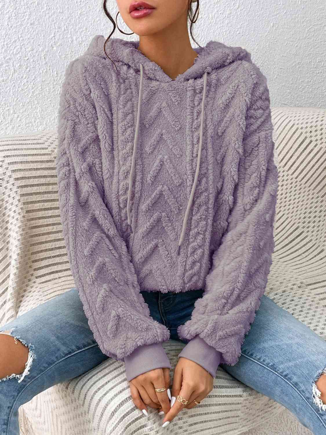 Hello My Love Chunky Knit Hoodie