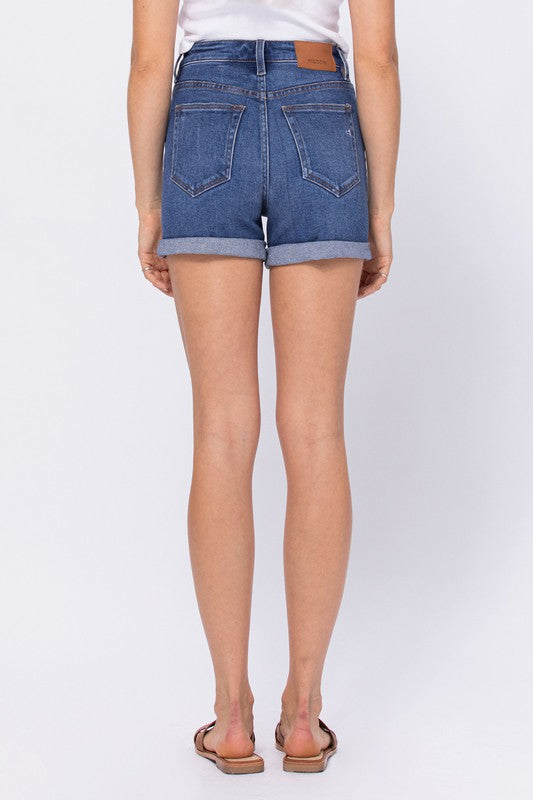 Hidden Sofie High Rise Rolled up Mom Short