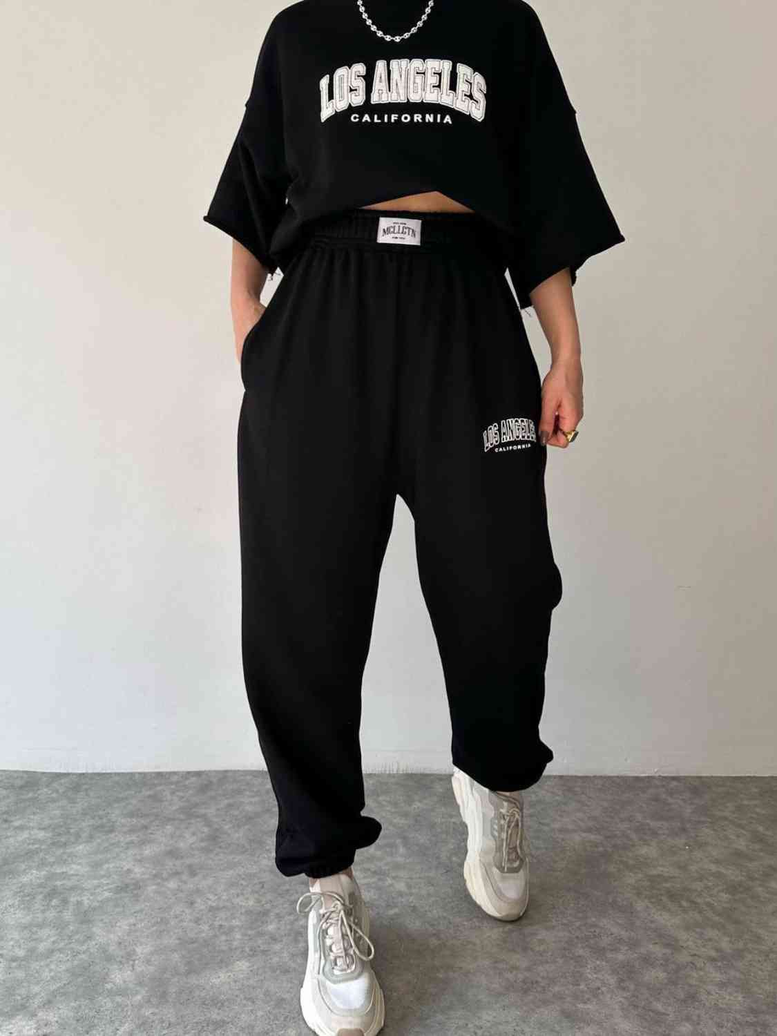 LA Graphic Sweats Set