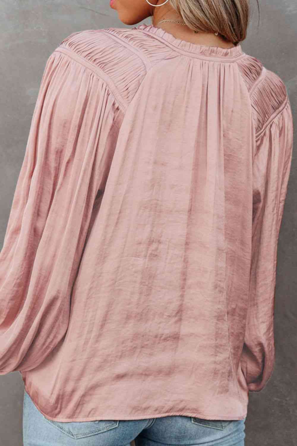 Mable Sliky Long Sleeve Blouse