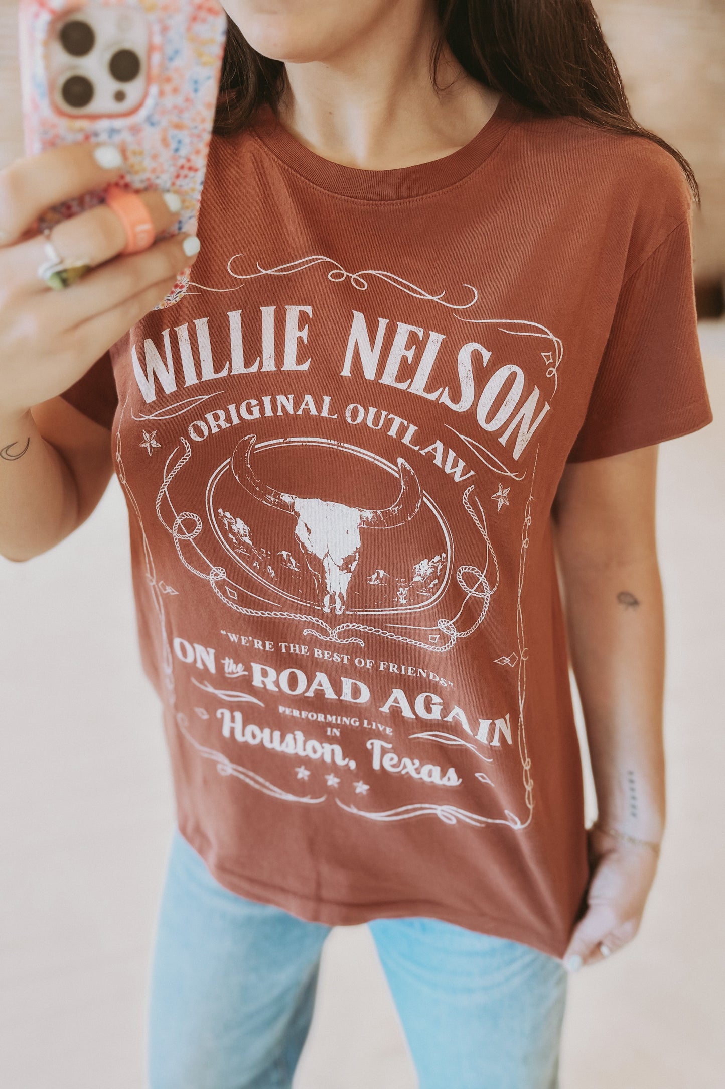 Willie "Whiskey Label" Tee