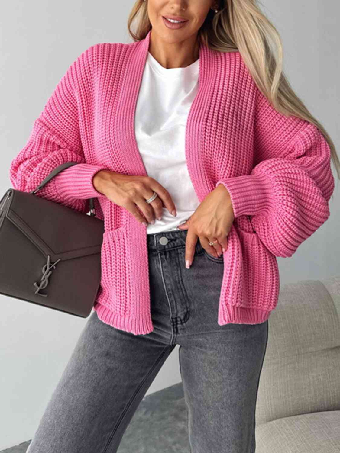 Steele Bubble Sleeve Cardigan