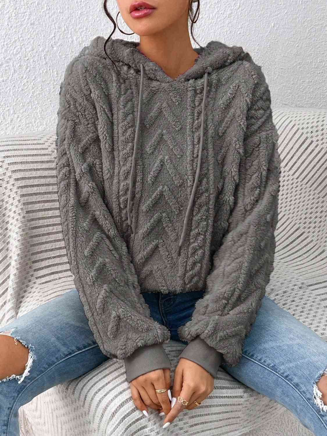 Hello My Love Chunky Knit Hoodie