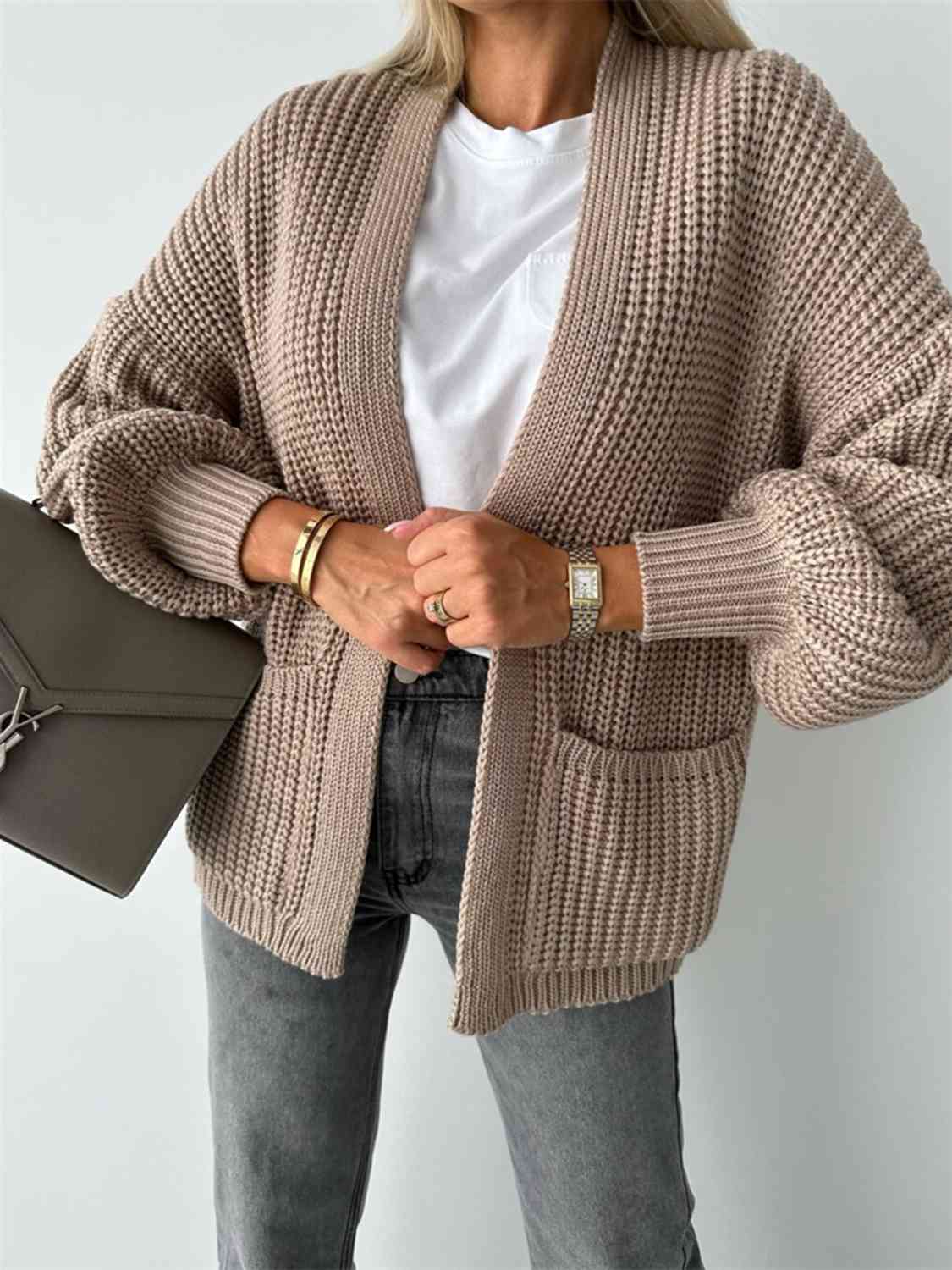 Steele Bubble Sleeve Cardigan