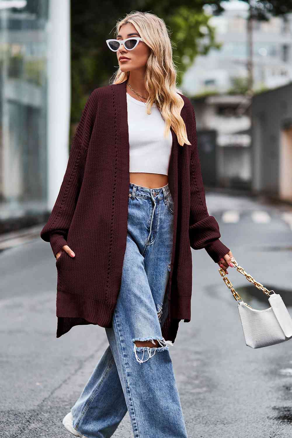 Meet Me In The City Longline Cardigan