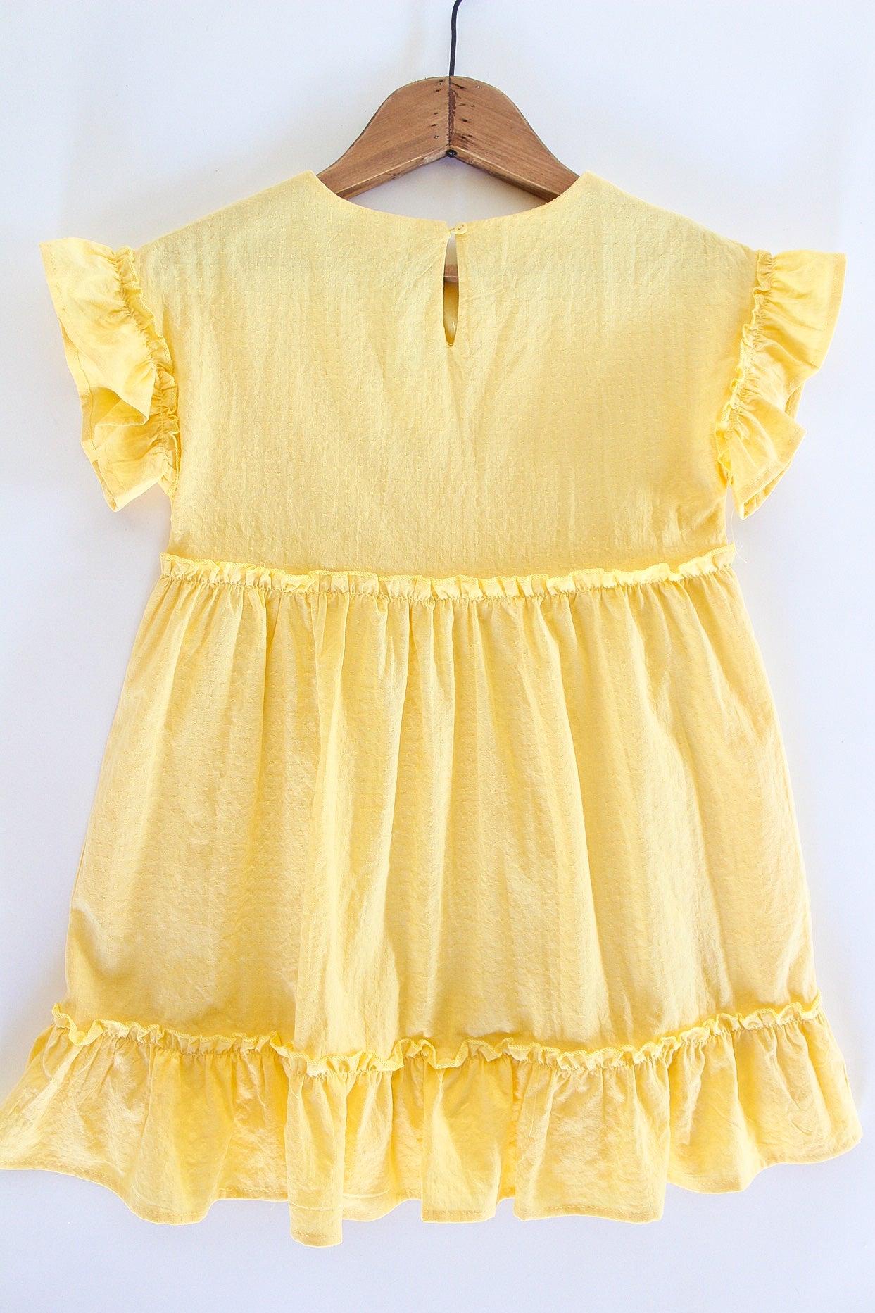 Girls Ruffle-Sleeve Party Dress