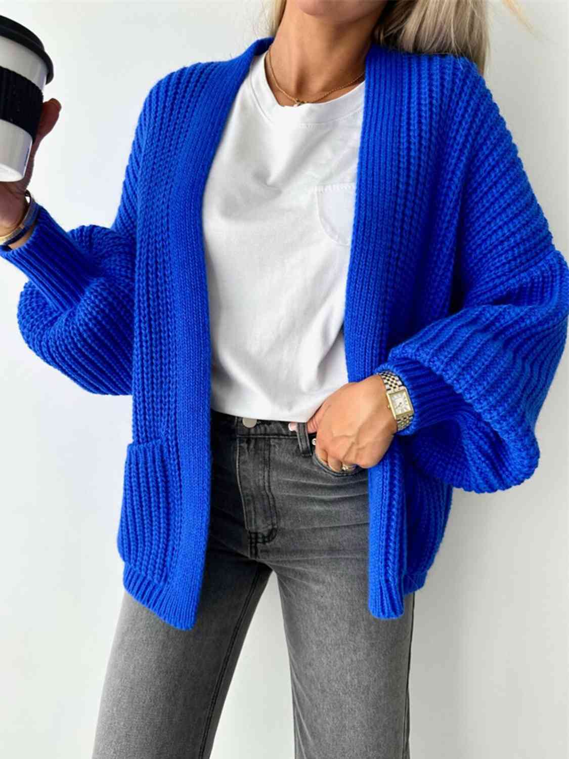 Steele Bubble Sleeve Cardigan