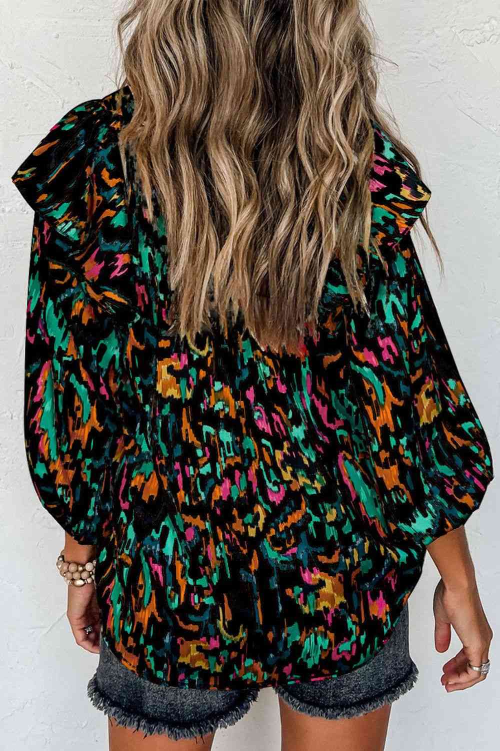Honey Hush Ruffled Blouse