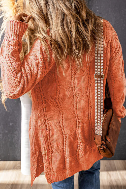 Sweater Weather Essential Cable Knit Cardi