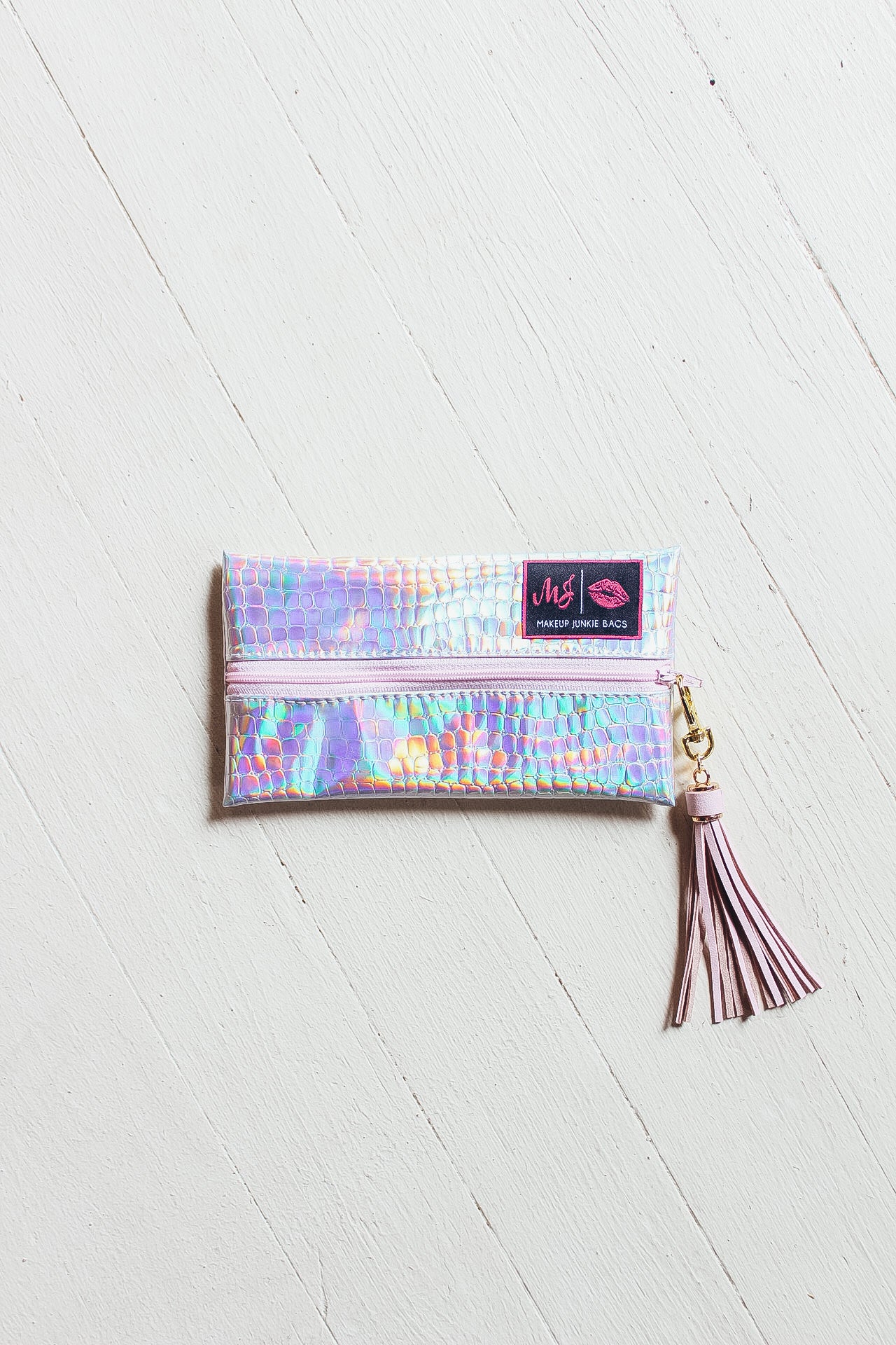 Makeup Junkie Bags - Holographic Gator