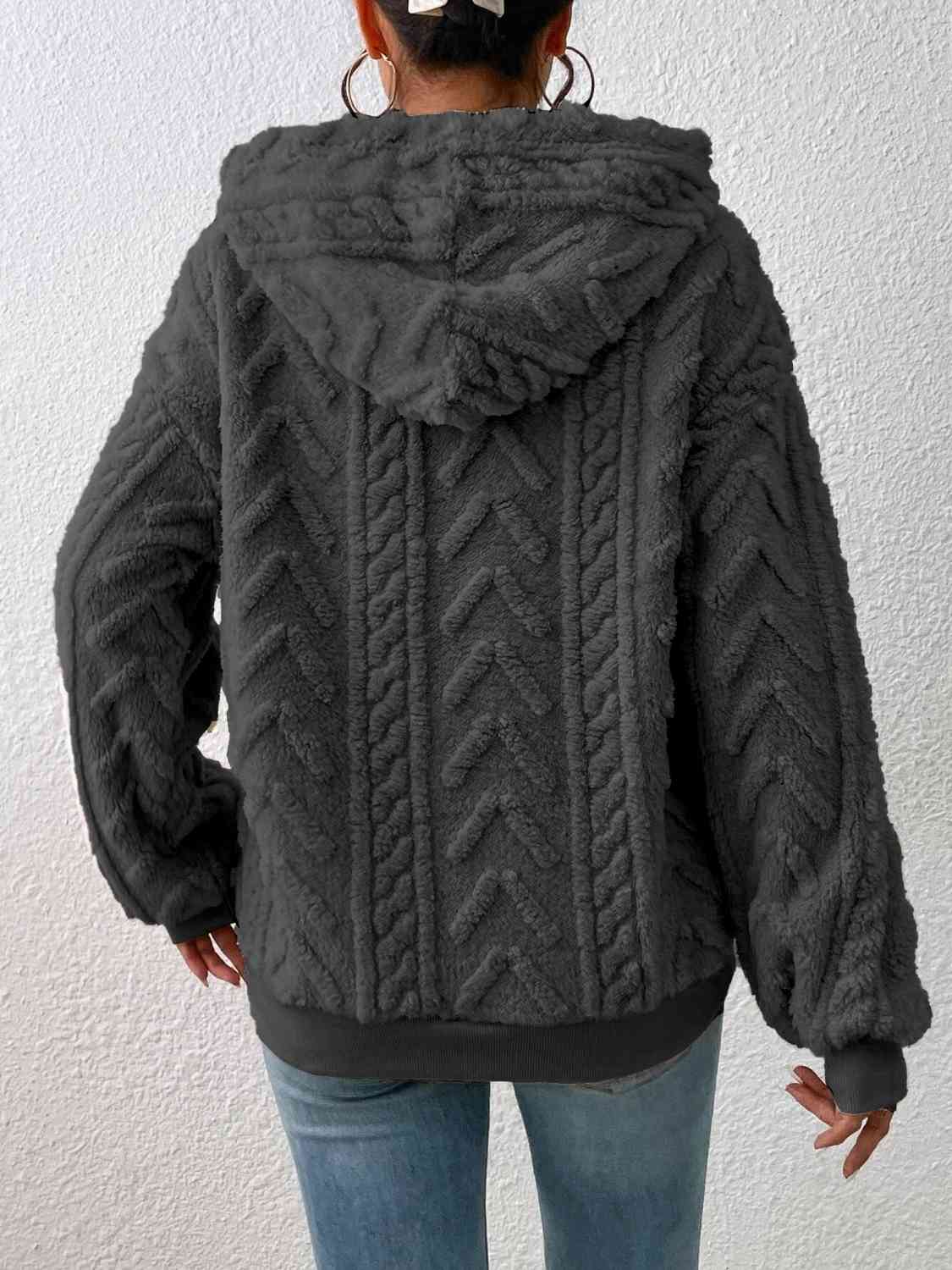 Hello My Love Chunky Knit Hoodie