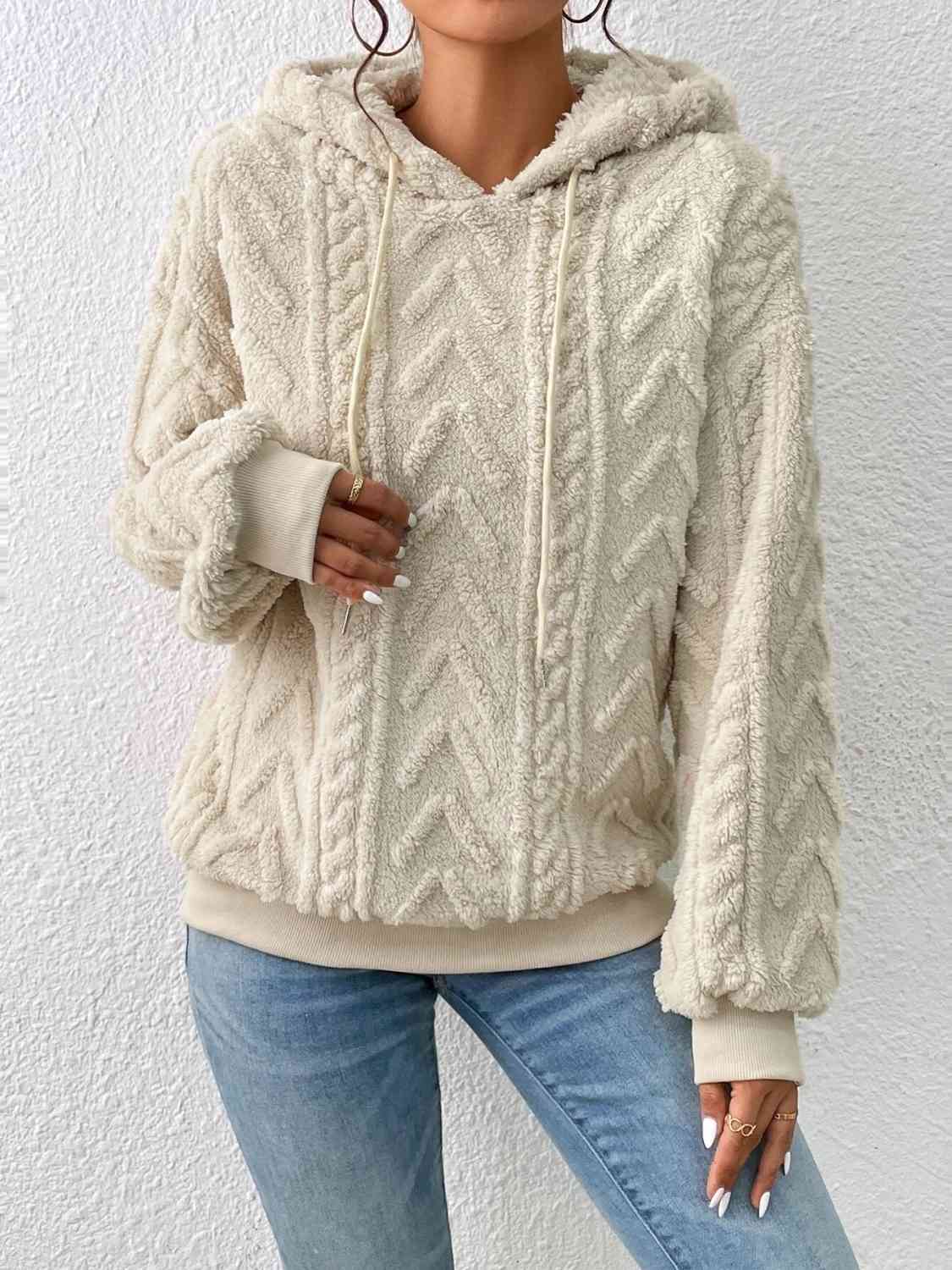 Hello My Love Chunky Knit Hoodie
