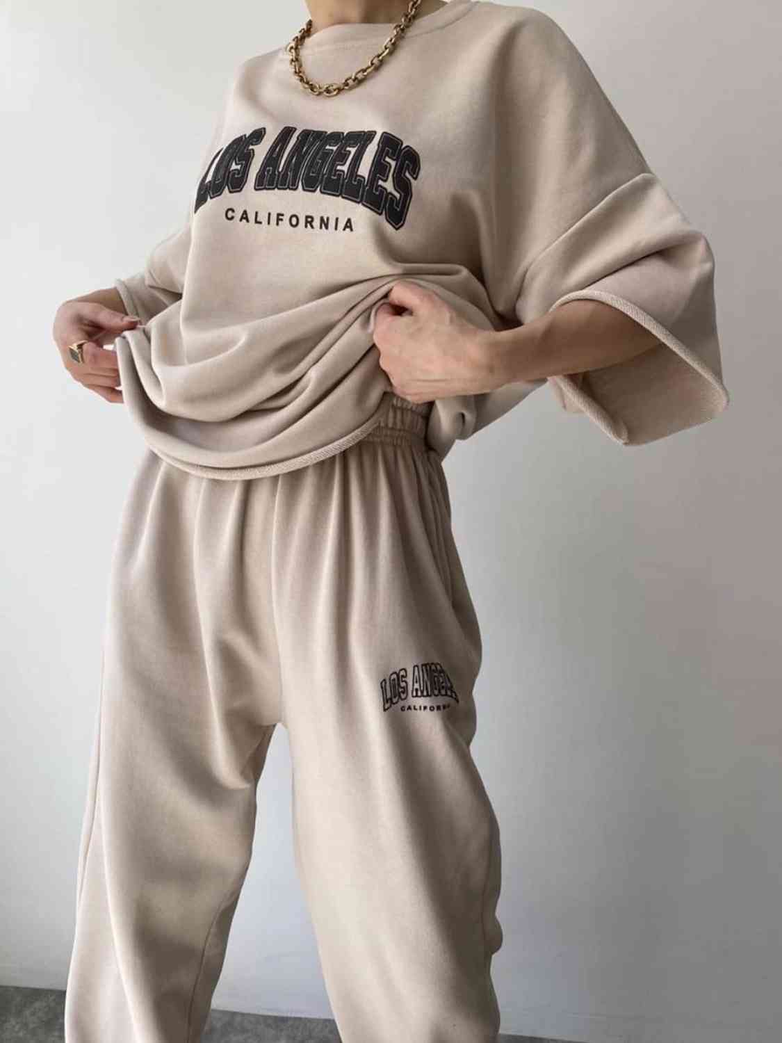 LA Graphic Sweats Set