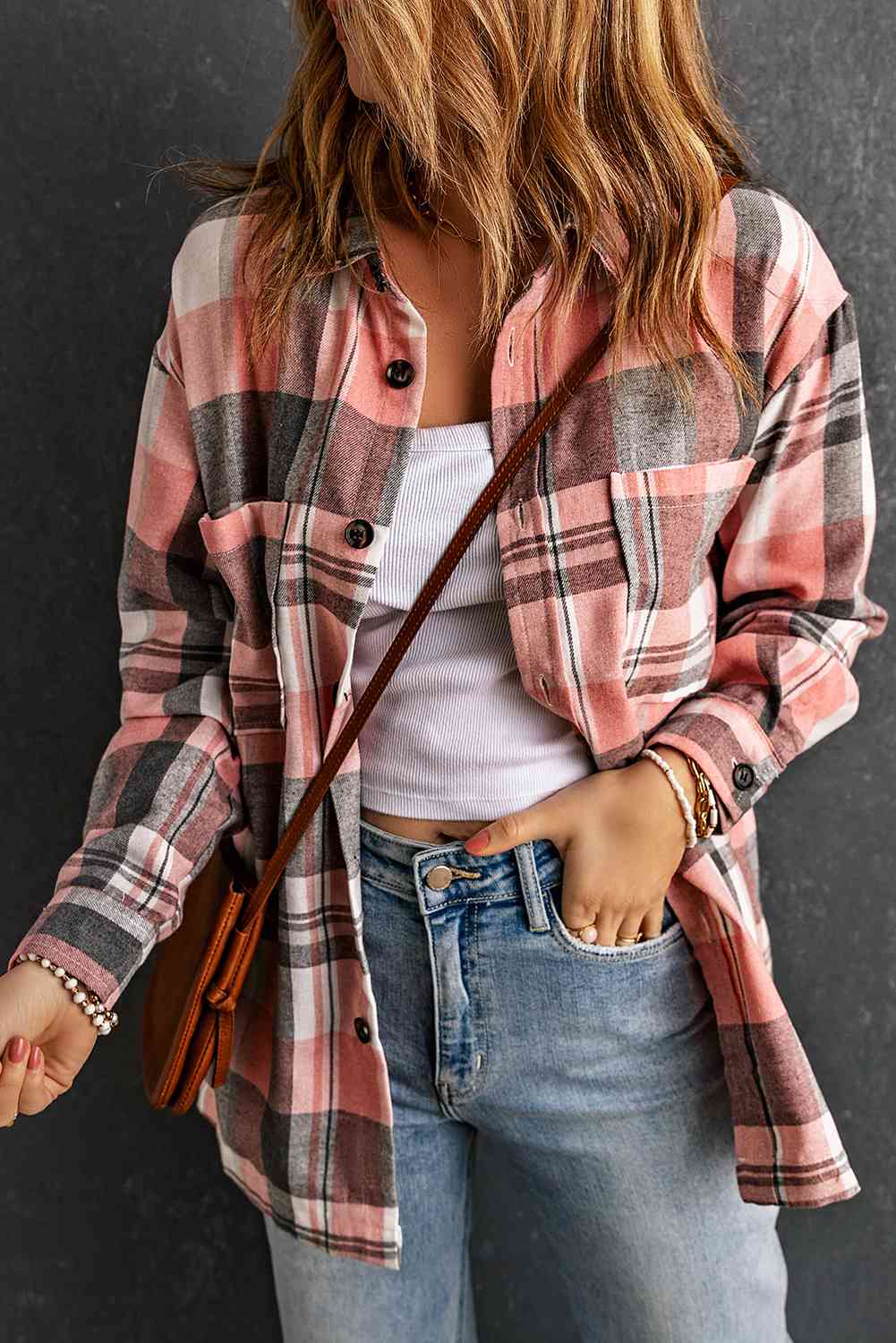 Rosie Long Sleeve Plaid Shirt