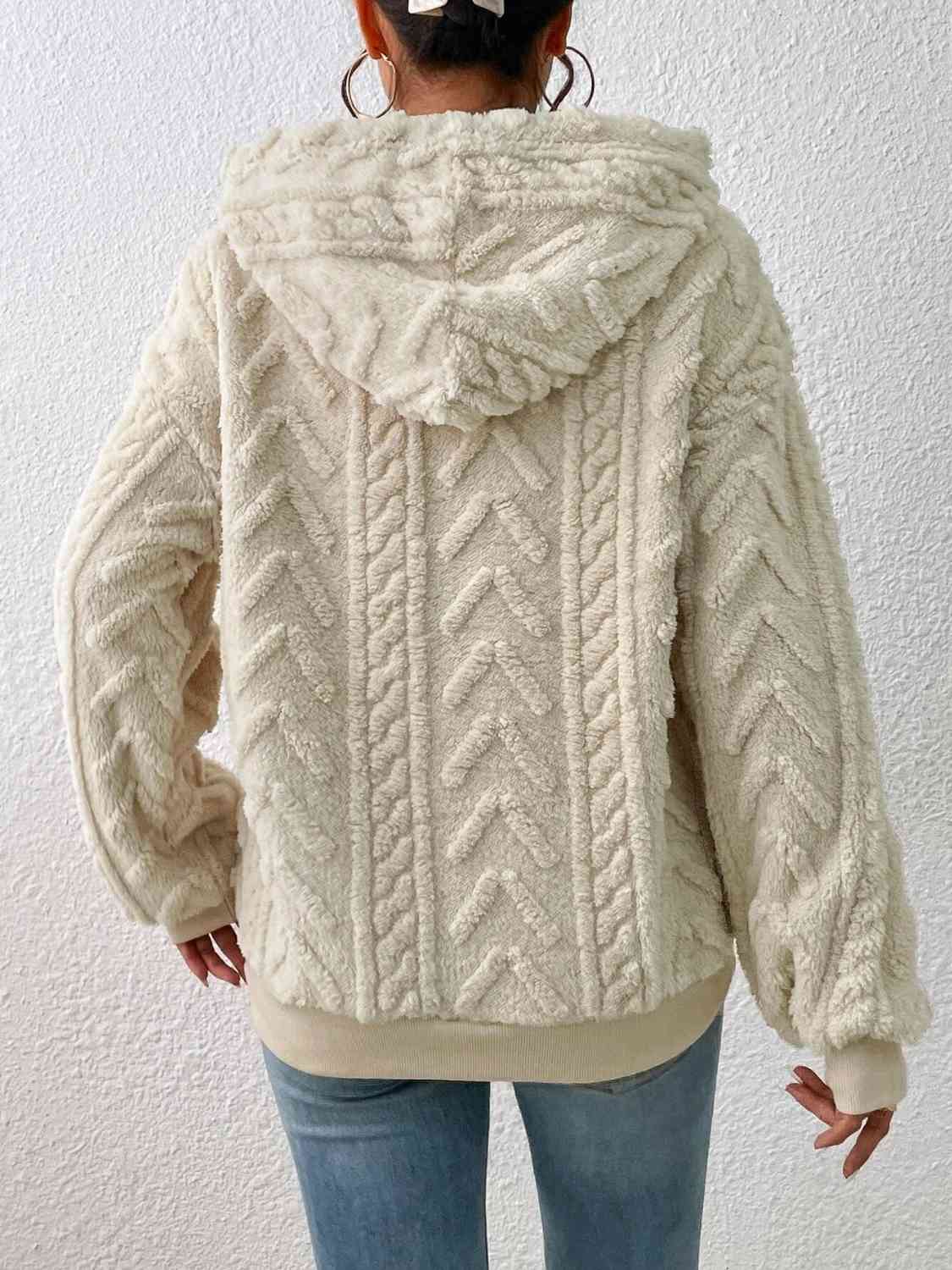 Hello My Love Chunky Knit Hoodie