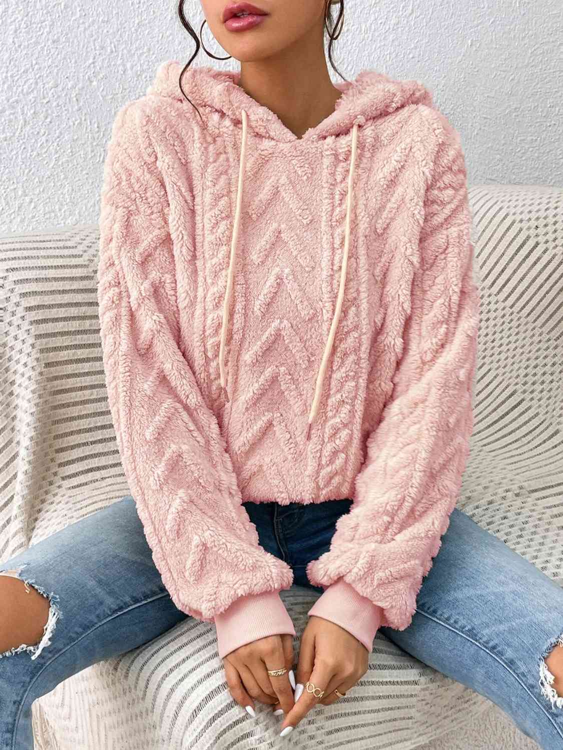 Hello My Love Chunky Knit Hoodie