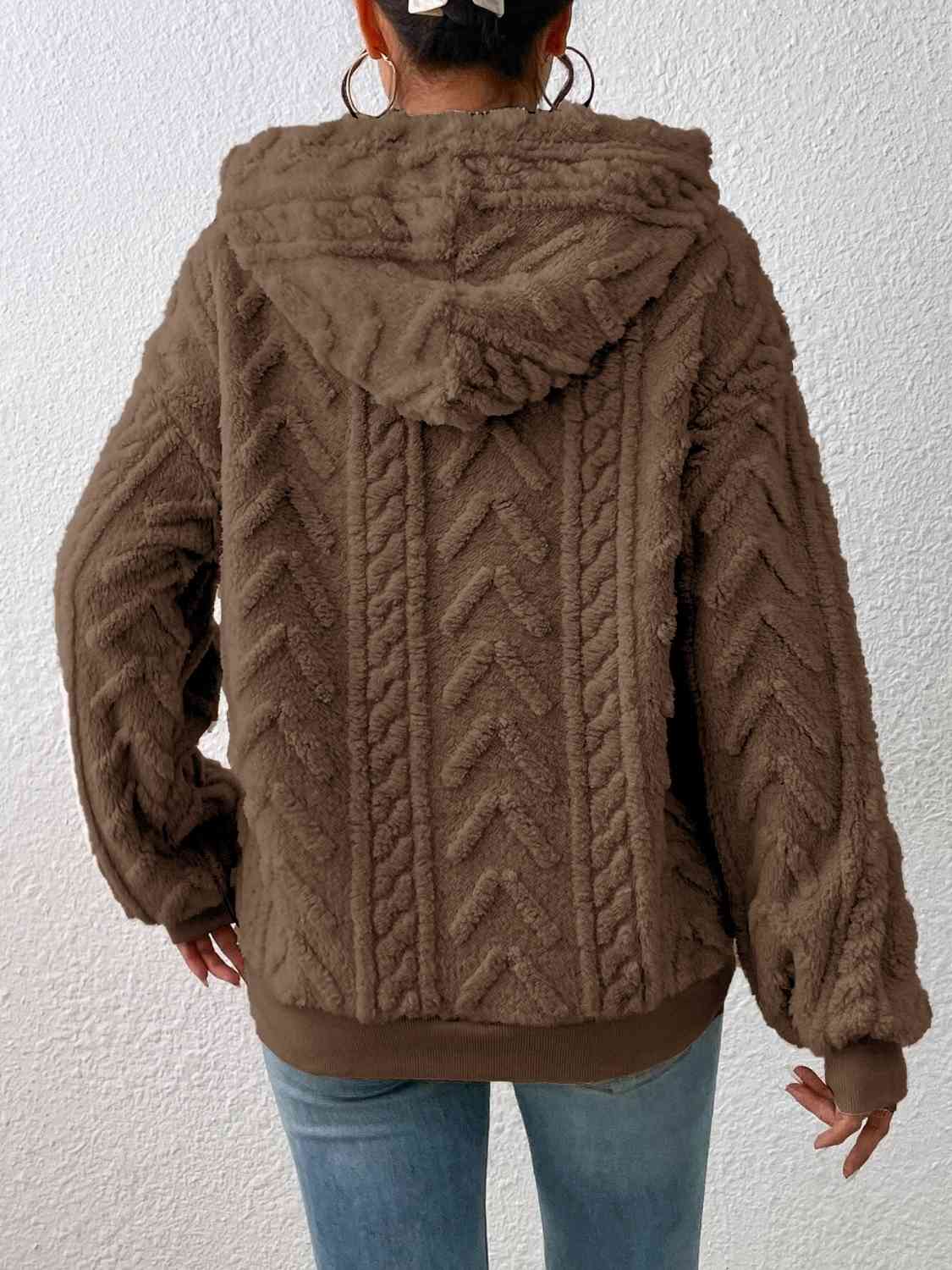 Hello My Love Chunky Knit Hoodie