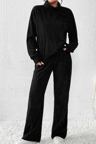 Clara Ribbed Top and Pants Set