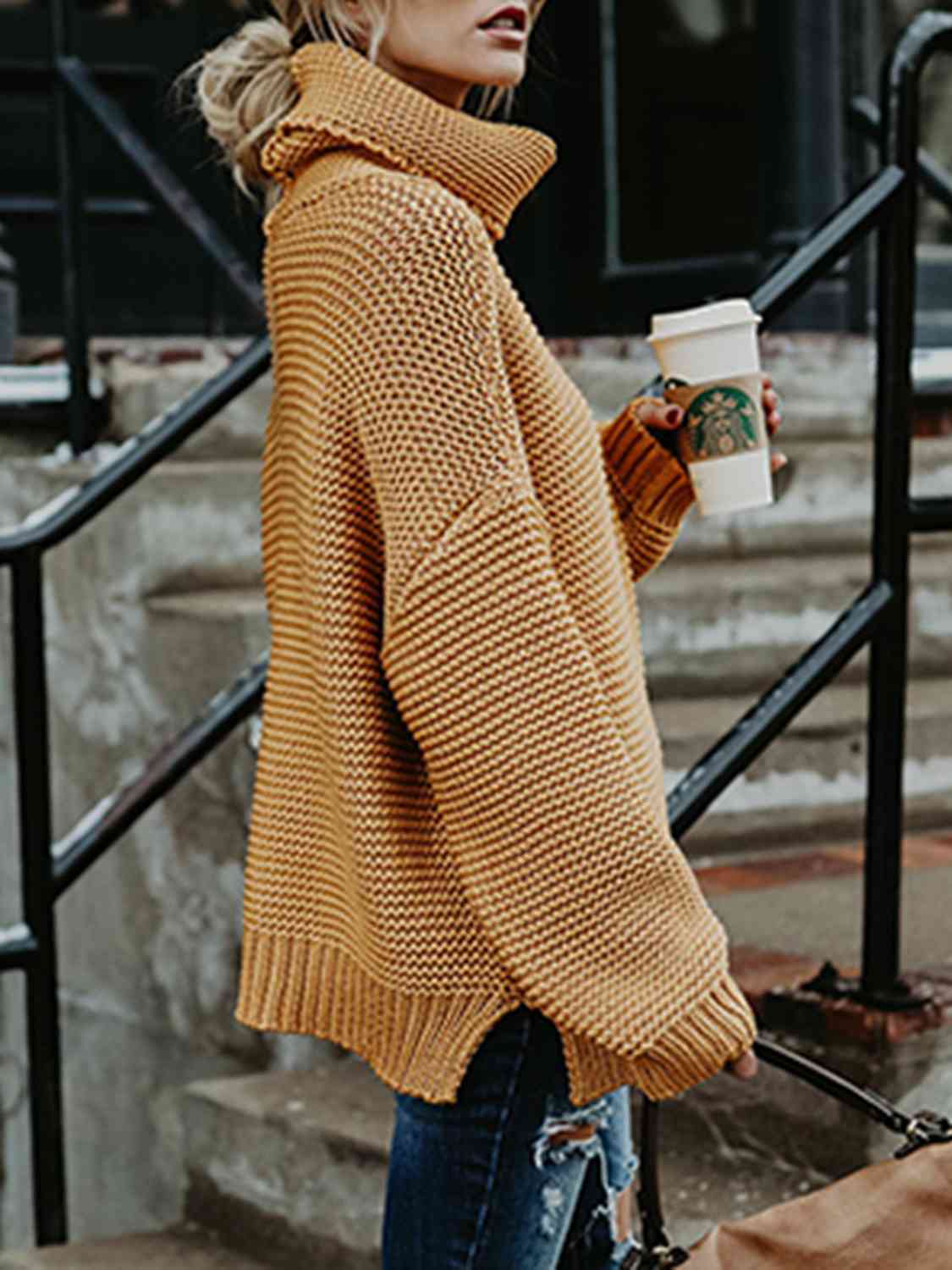 Tinsley Oversized Turtleneck Sweater