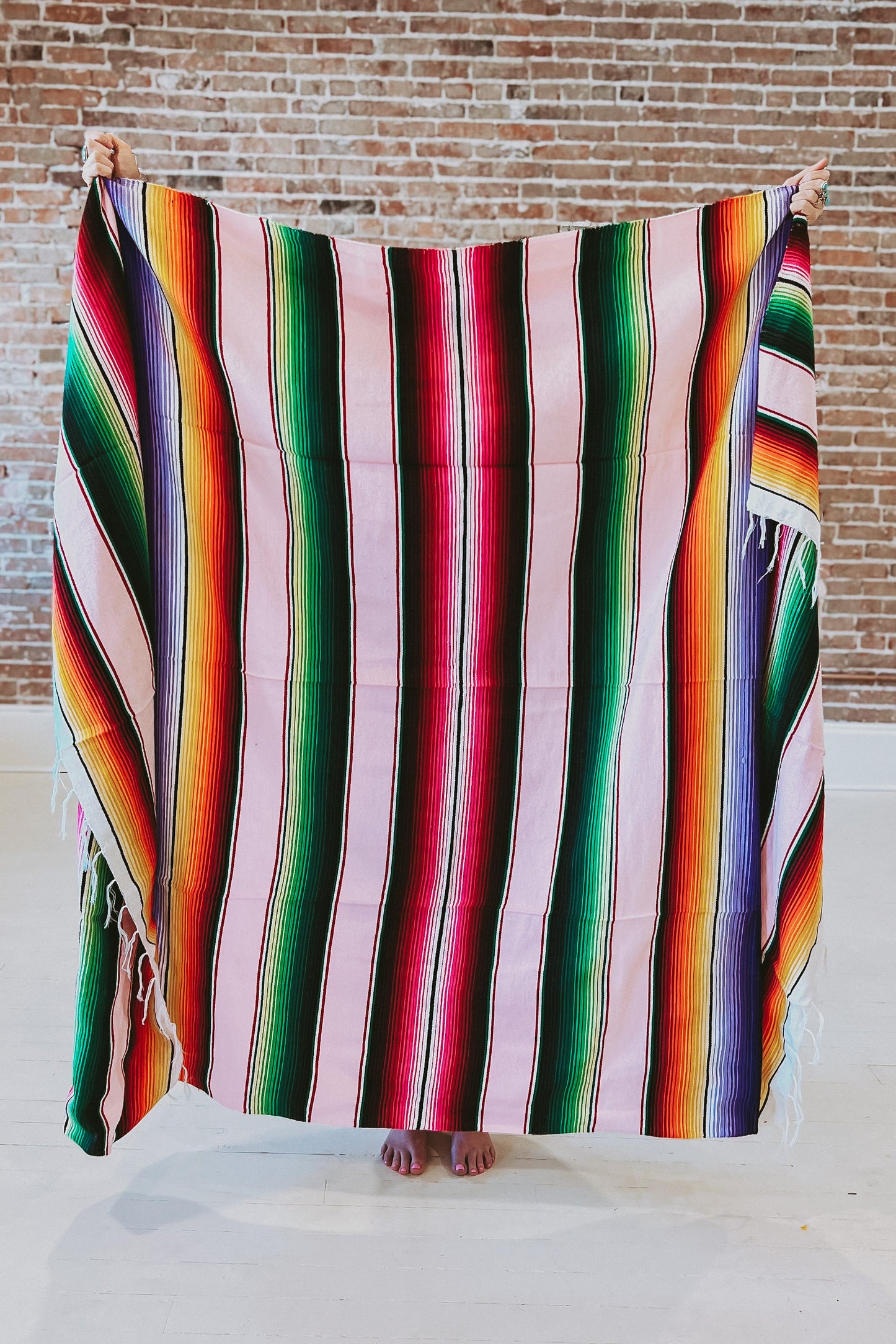 Mexican Serape Throw Blanket