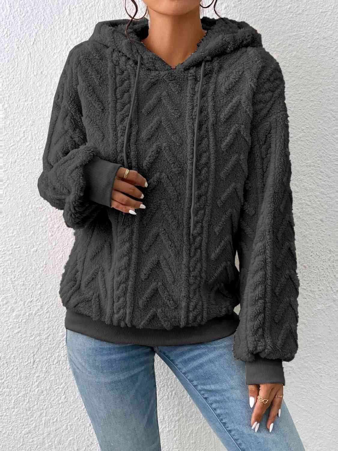 Hello My Love Chunky Knit Hoodie