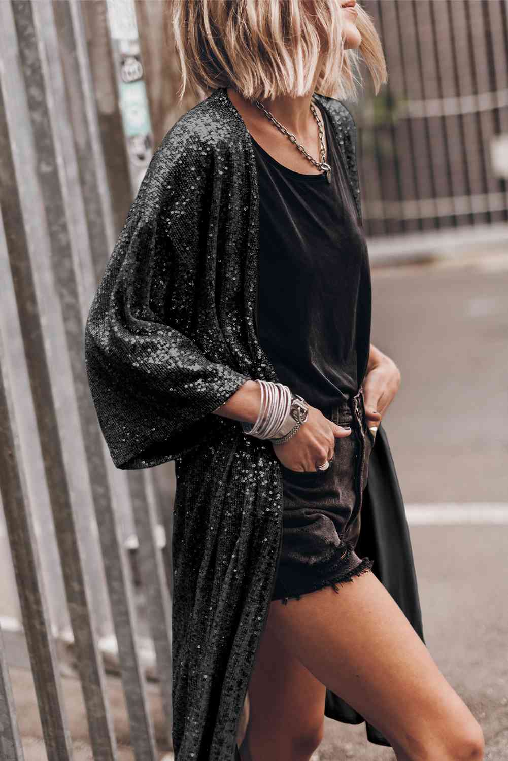 Up All Night Sequin Cardigan