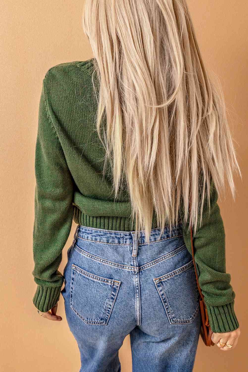 Adaline Mixed Knit Button Down Cardigan