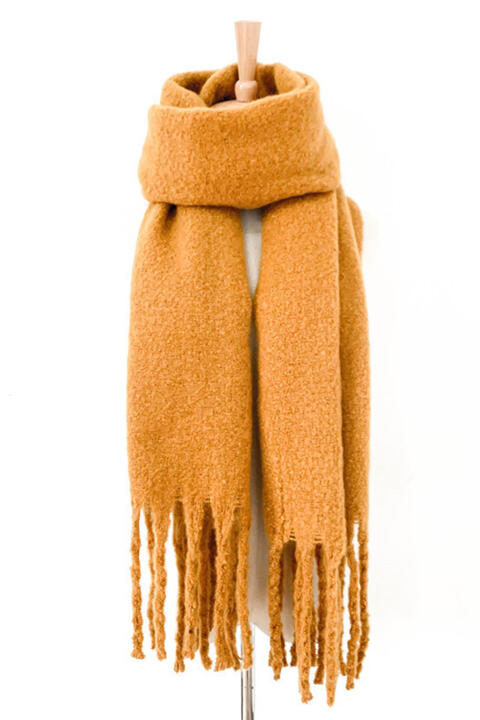 Cedar Chunky Fringe Scarf