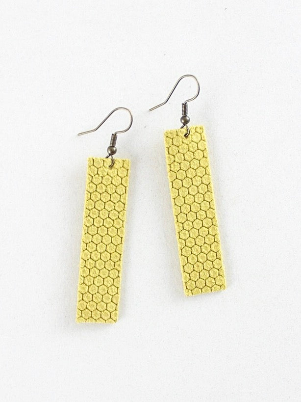 Jones & Lake Honeycomb Strap Earrings