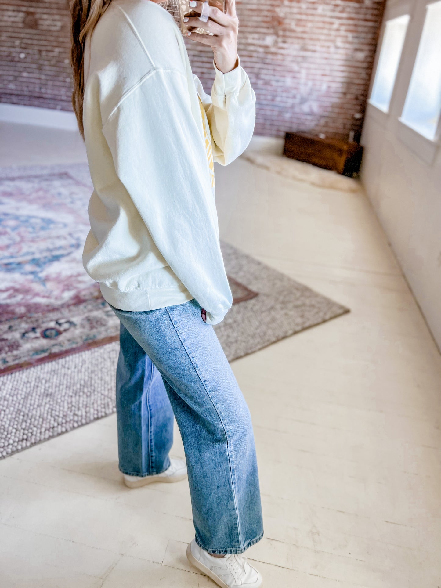 Affirmations Graphic Crewneck Pullover