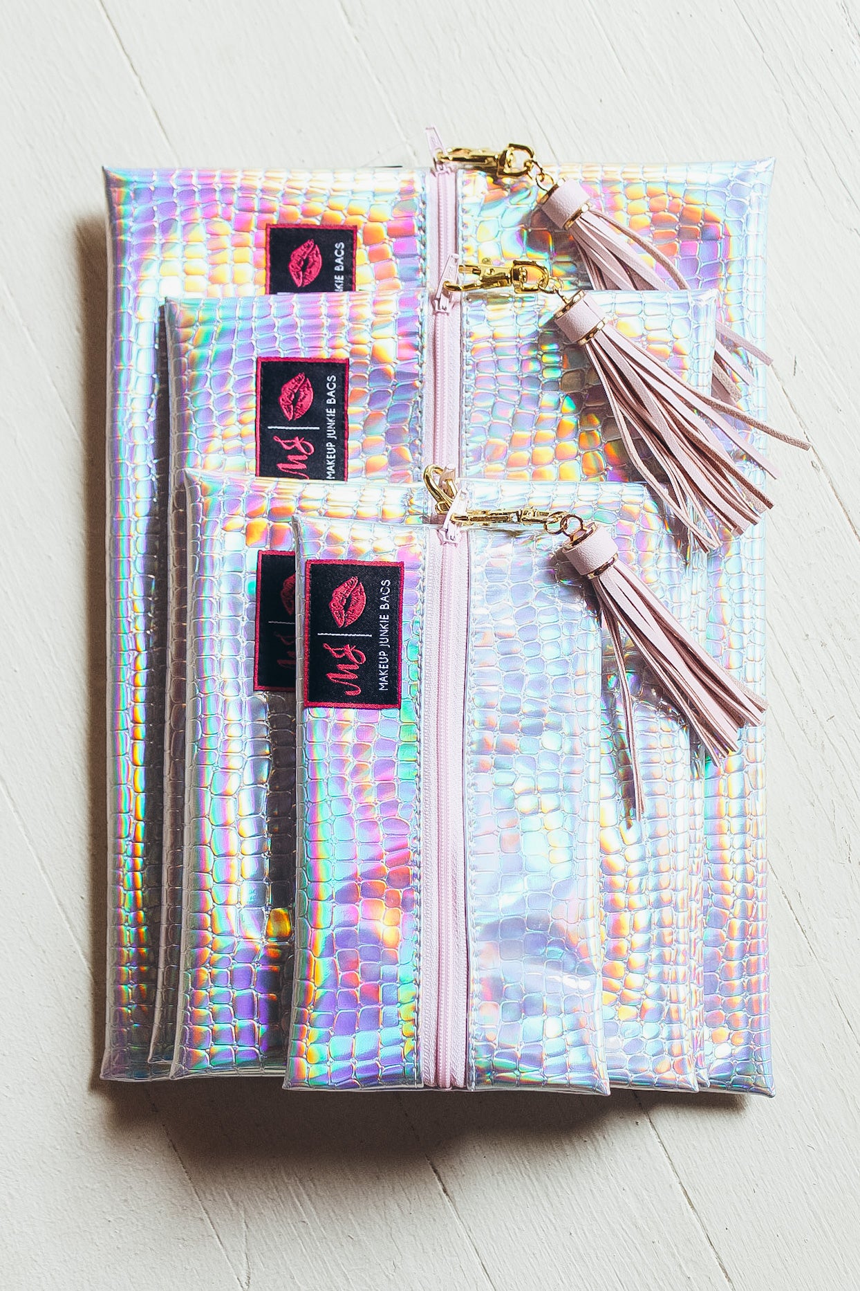 Makeup Junkie Cosmetic Bags.