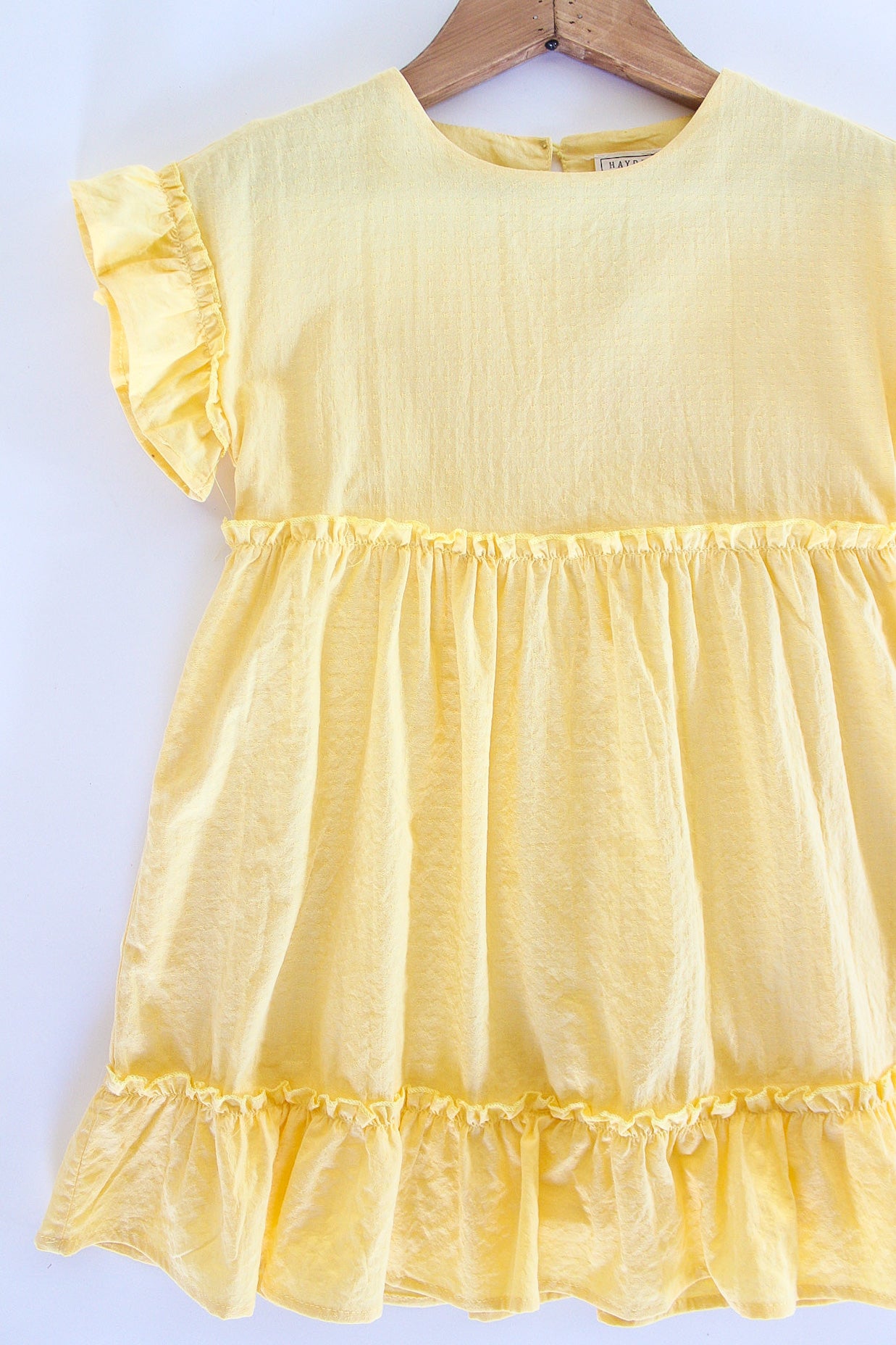 Girls Ruffle-Sleeve Party Dress