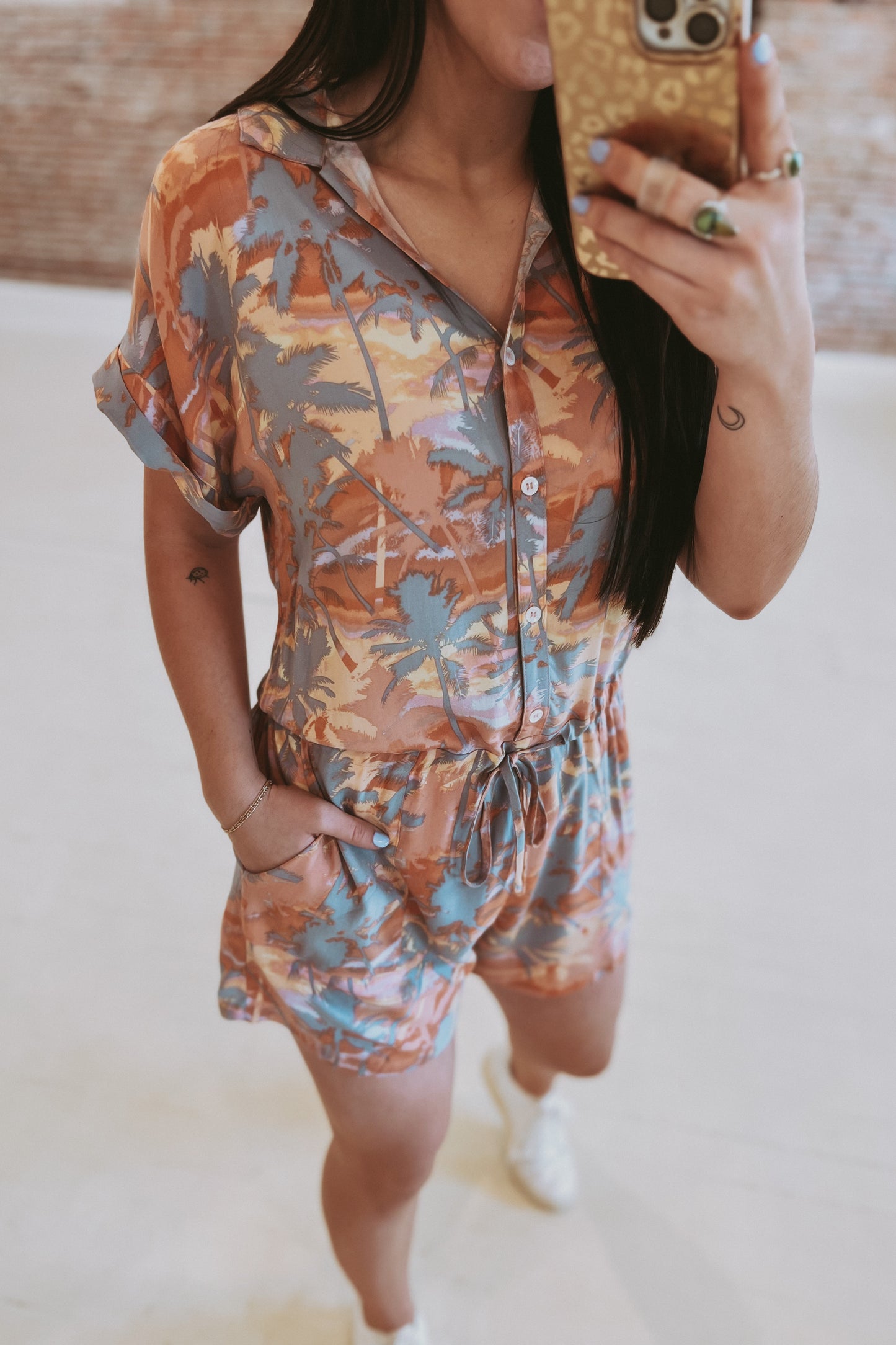 "Sunset On The Keys" Romper