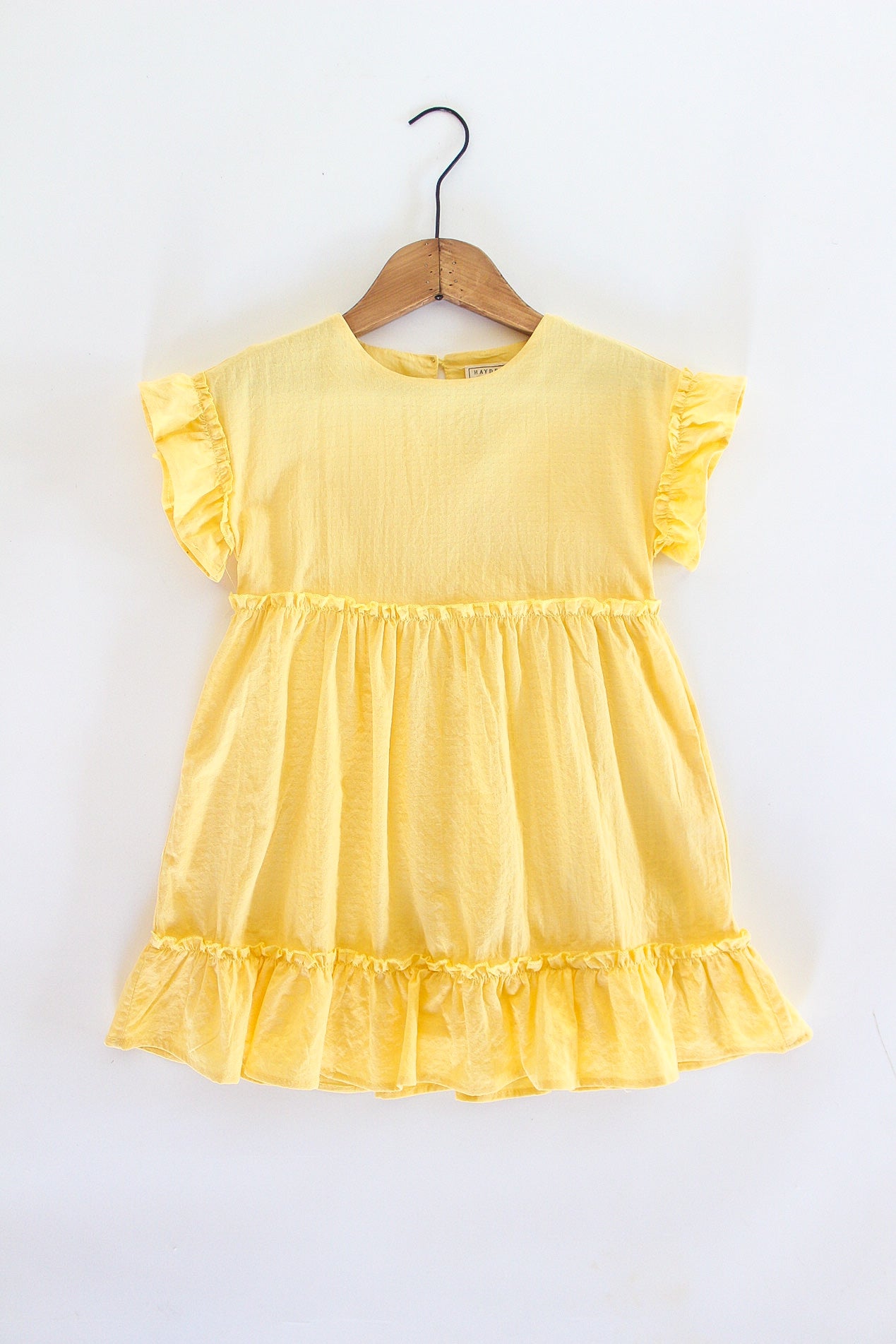 Girls Ruffle-Sleeve Party Dress