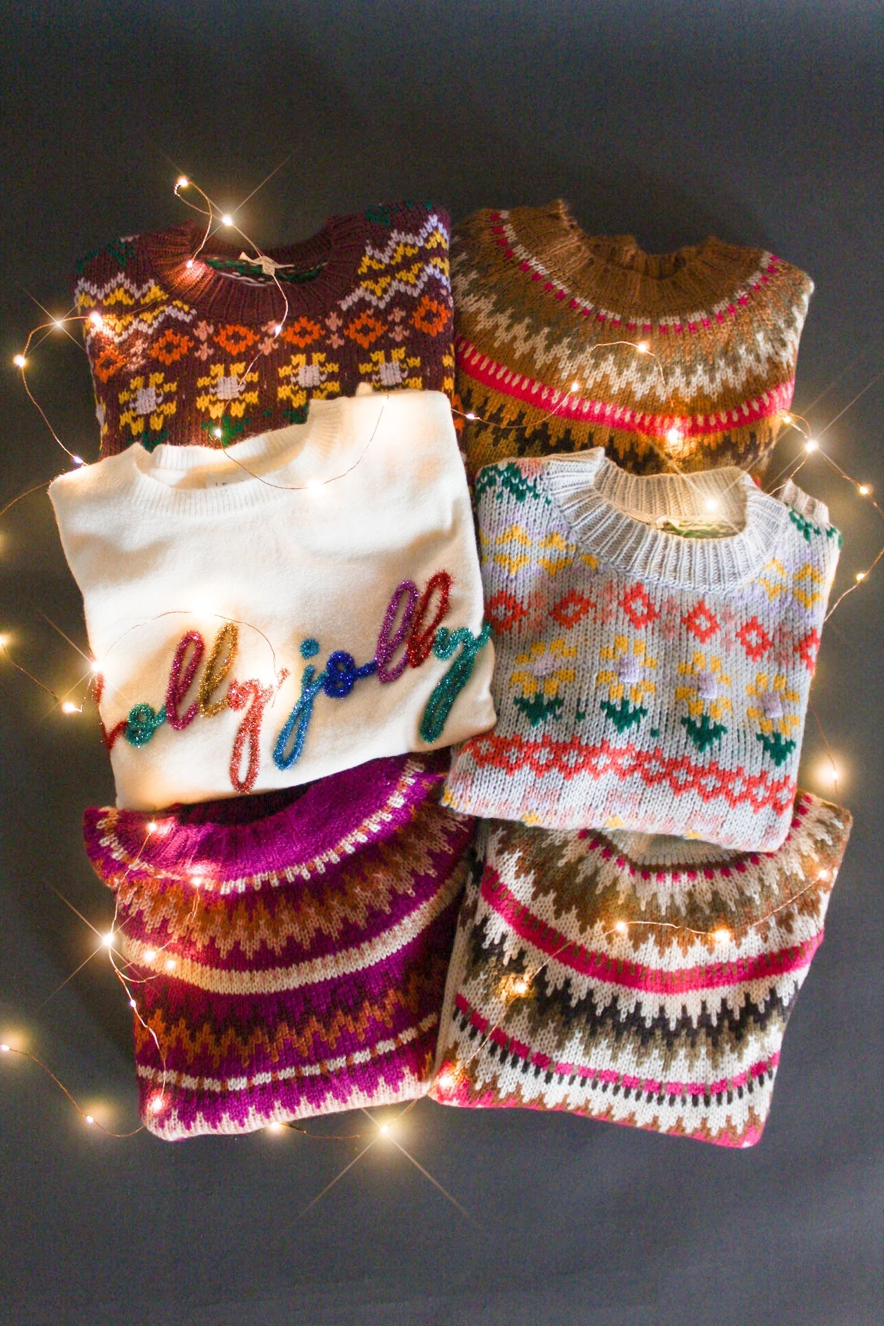 Vibrant Florals Cozy Sweater