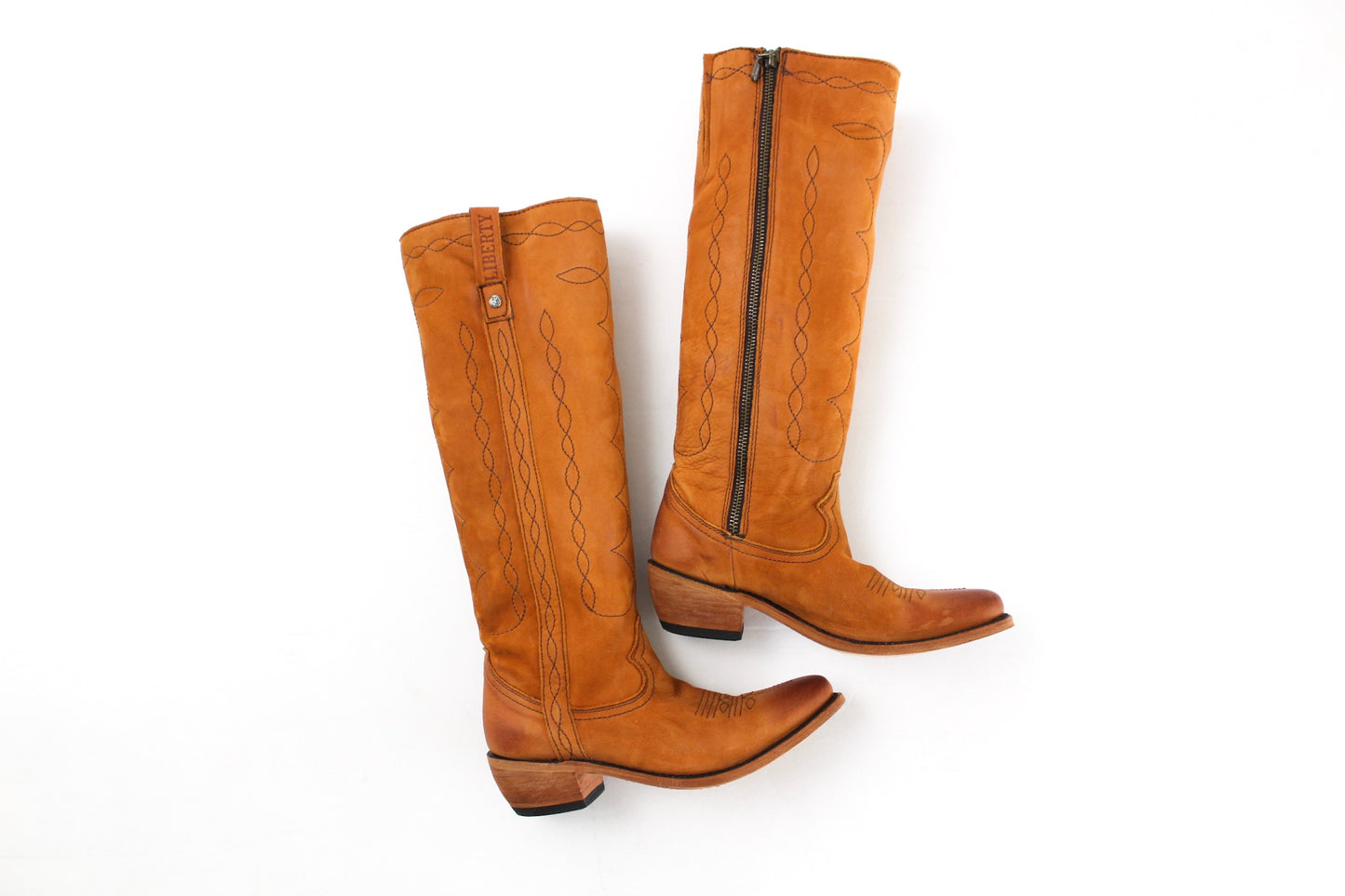 Liberty Black Nobuck Tall Boots
