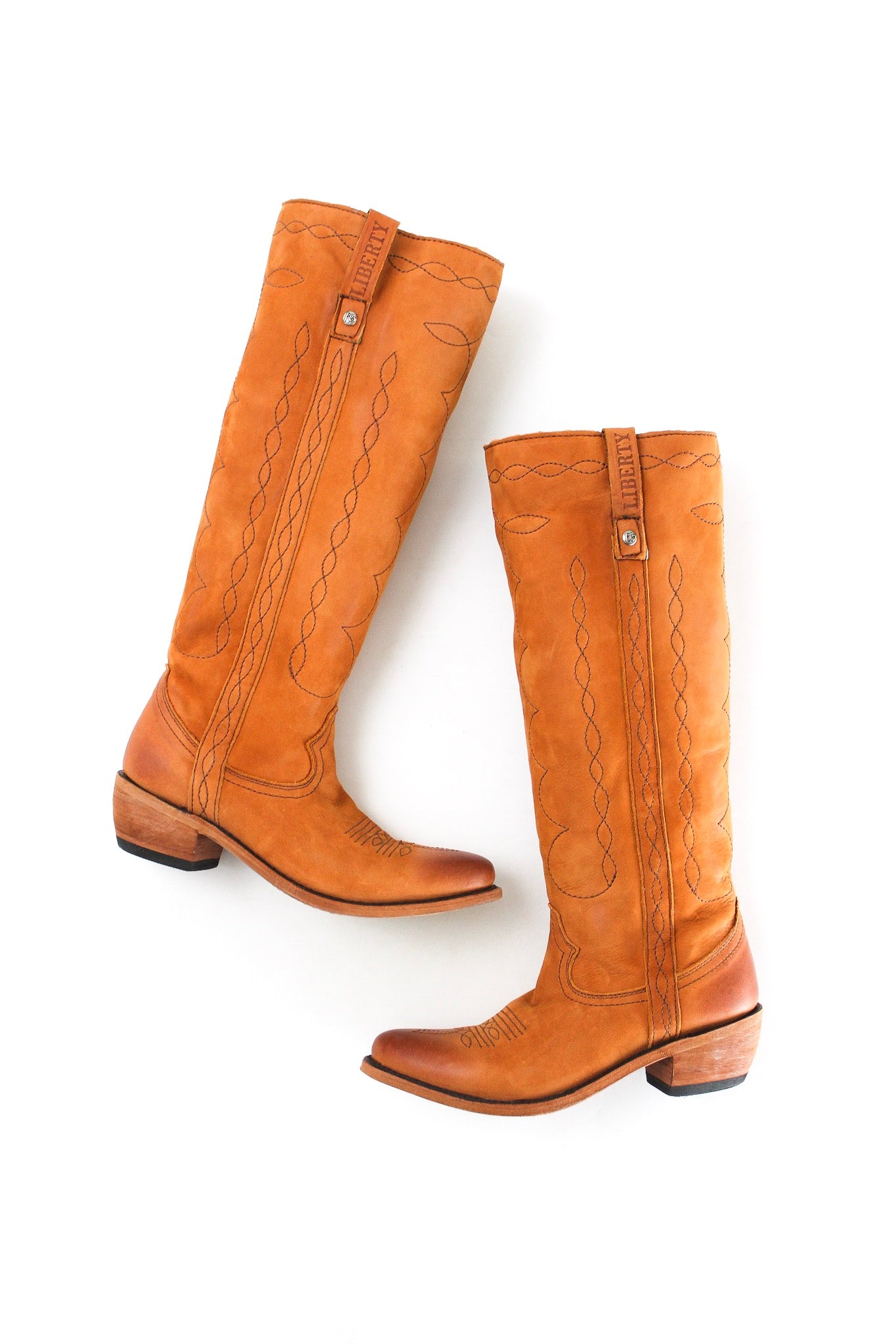 Liberty Black Nobuck Tall Boots