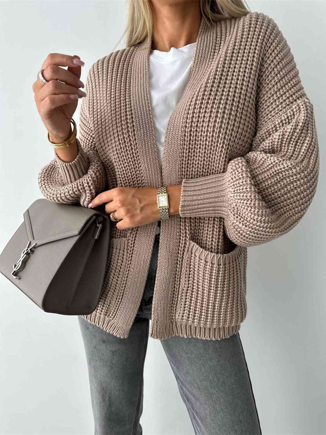 Steele Bubble Sleeve Cardigan