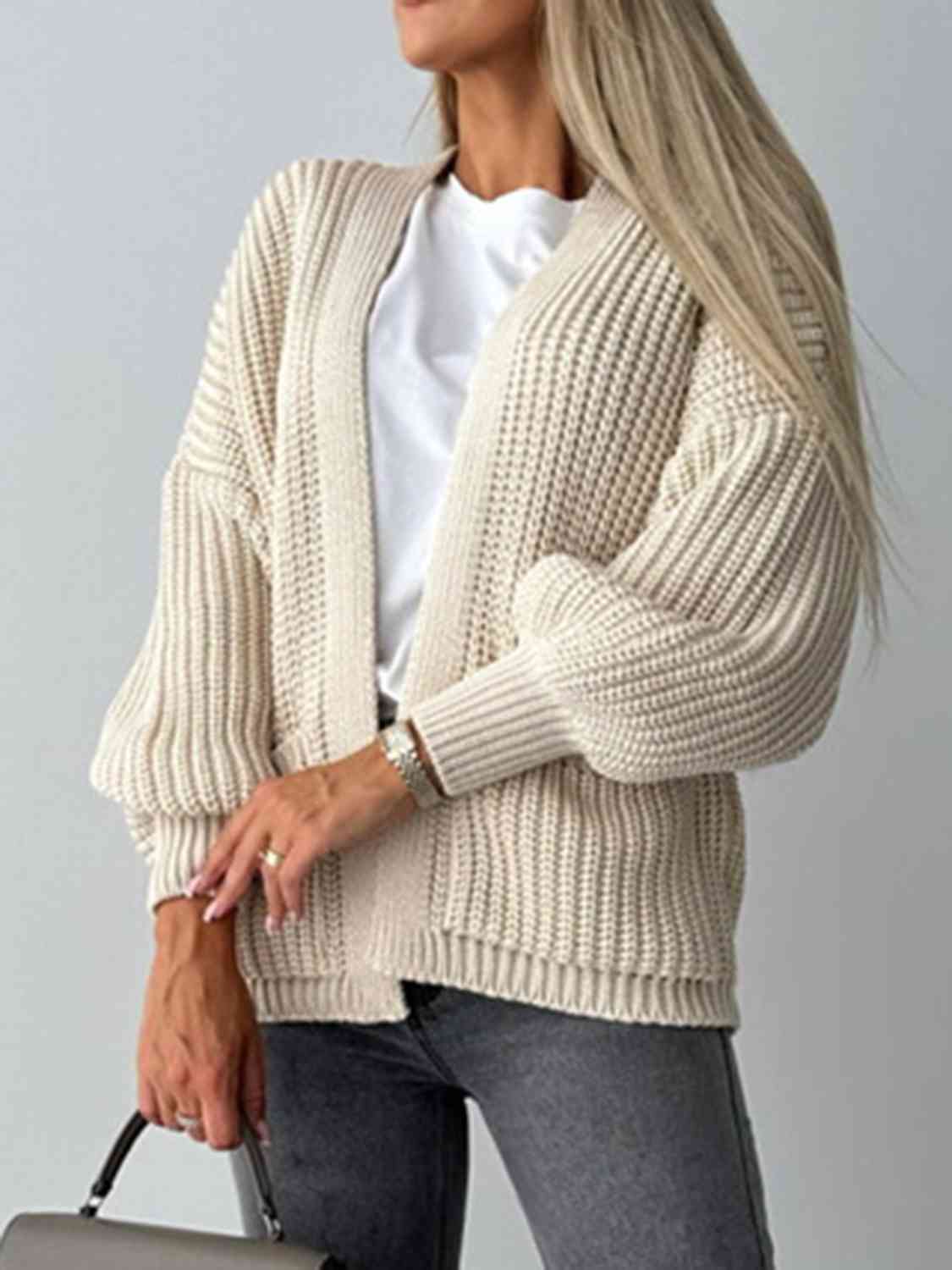 Steele Bubble Sleeve Cardigan