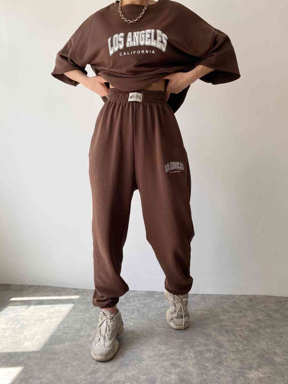 LA Graphic Sweats Set