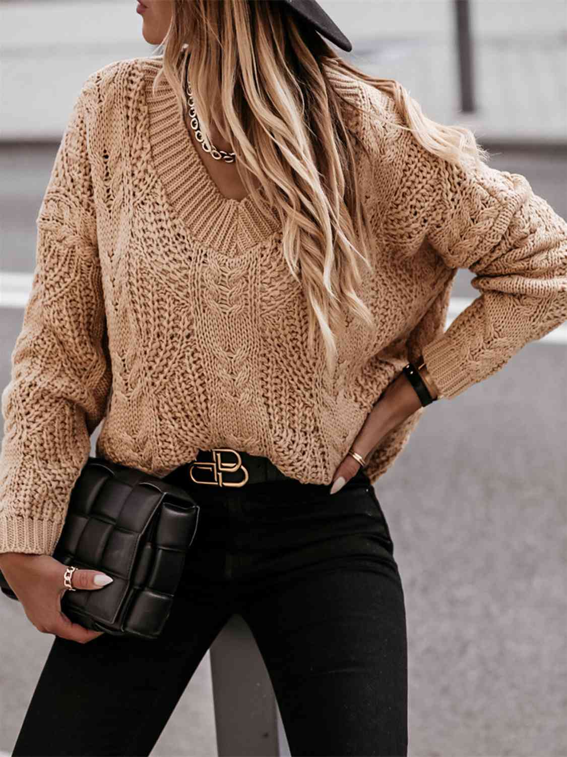 Vicky Cable-Knit Sweater