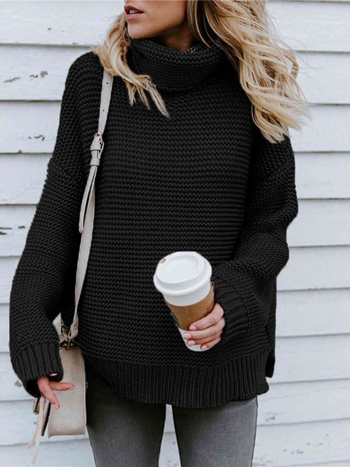 Tinsley Oversized Turtleneck Sweater
