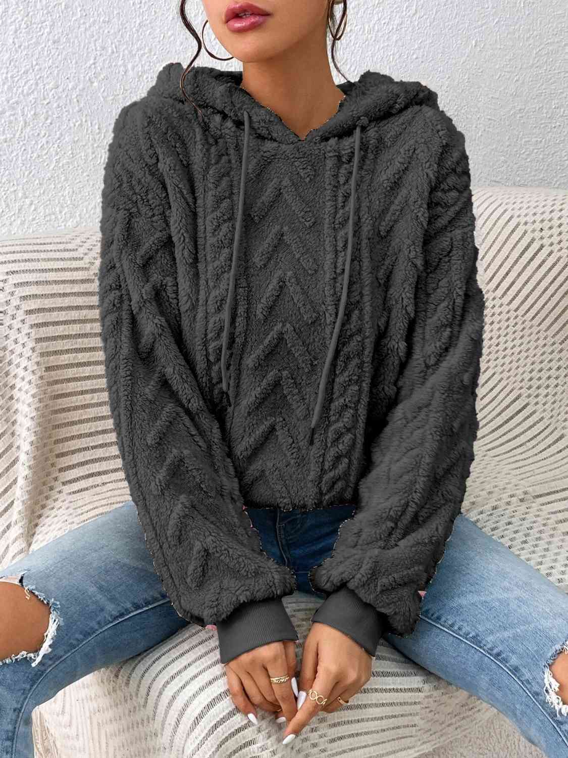 Hello My Love Chunky Knit Hoodie